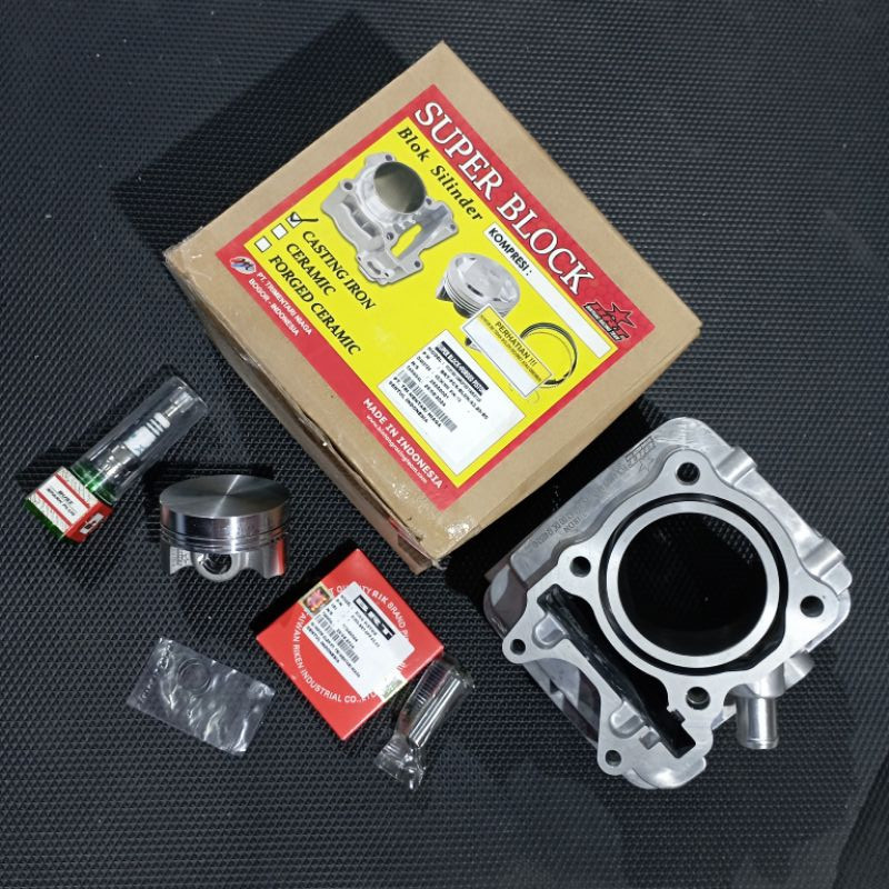 Boring Blok Seher BRT VARIO 150, PCX 150 Bore Up 62 mm Boring BRT CLICK SUPER BLOK CASTING IRON