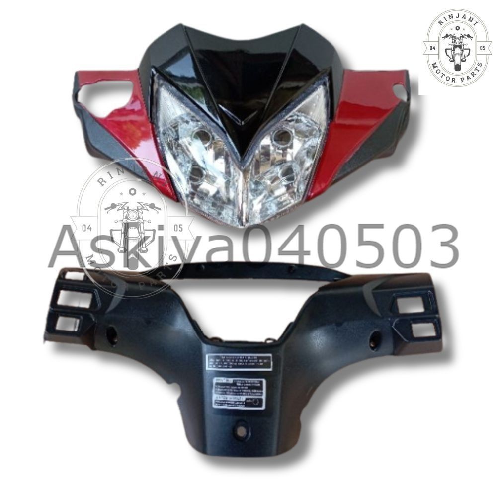 batok depan batok belakang honda supra x 125 New batman set 2008 2009 2010 merah biru mirip ori