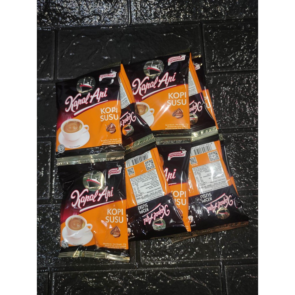 

Kapal Api Kopi Susu 1 renteng isi 10 pcs