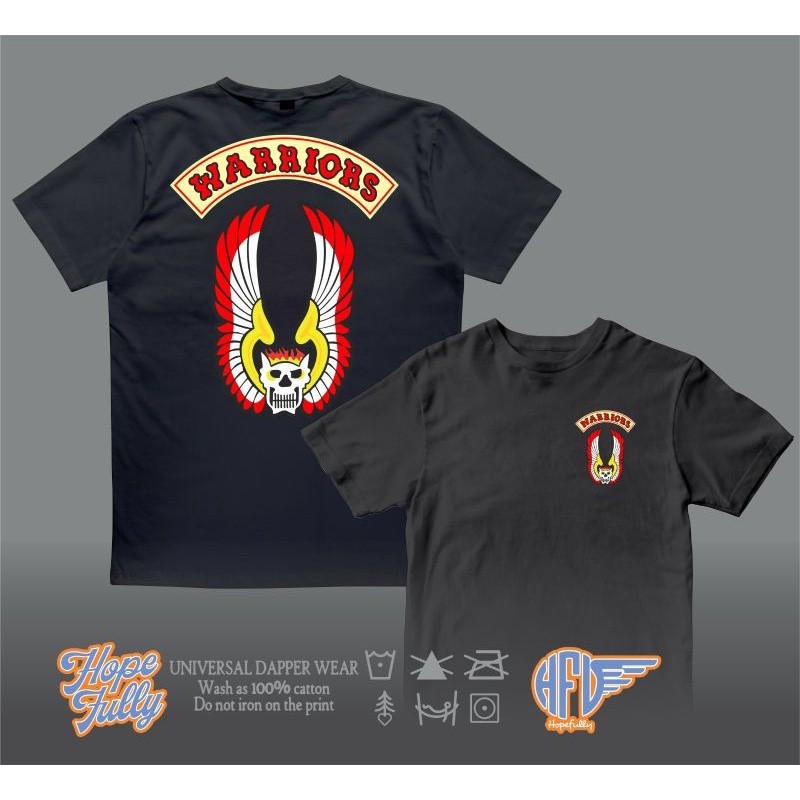 tshirt The Warriors Logo Gank / Kaos Logo Gank WARRIOS