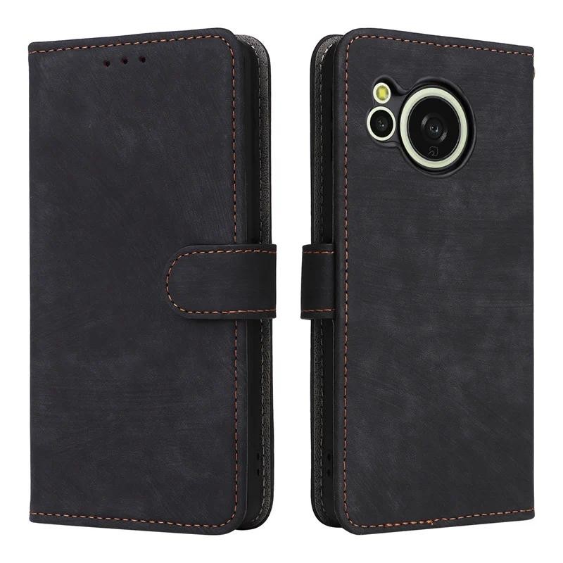 New Phone casing Sharp Aquos Sense 8 9 Aquos R9 Pro Case Wallet Anti-theft Brush Magnetic Flip Leath