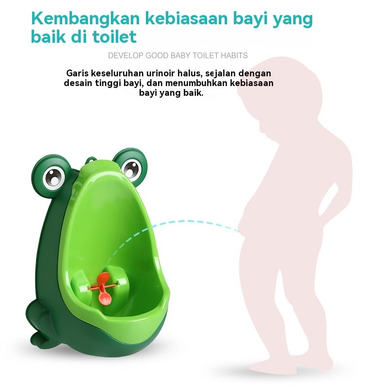 Cangkir hisap katak urinoir anak-anak urinoir bayi berdiri urinoir anak laki-laki urinoir kursi toil