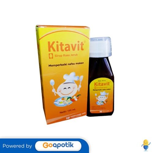 Kitavit Syrup Rasa Orange 100 Ml