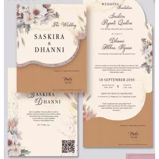 Blangko MALIQ 108  Wedding Invitation