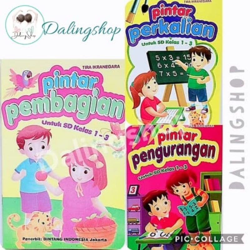 

Dalingshop Buku Pintar Matematika Anak SD Kelas 1 - 3 Penjumlahan/Pengurangan/Perkalian/Pembagian