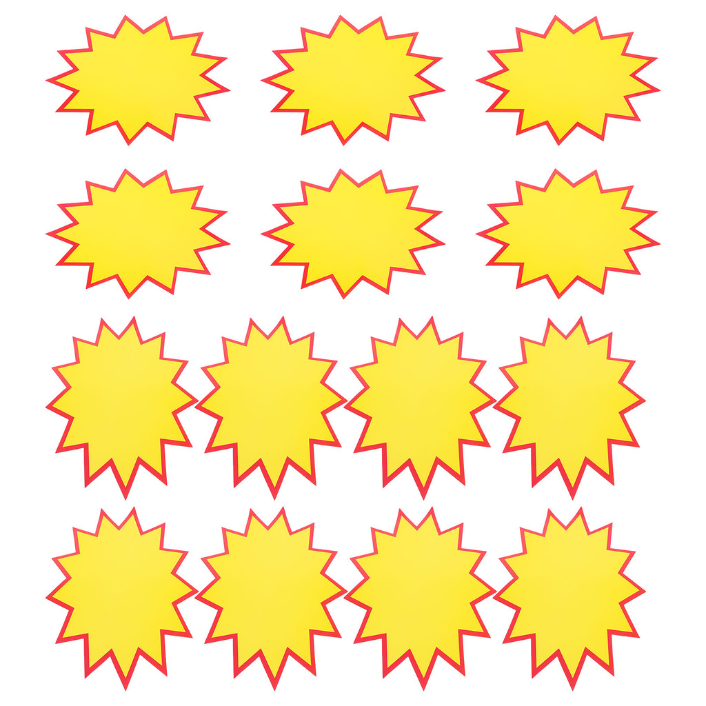 

50 Pcs Price Tag Large Tags For Sale Signs For Retail Store Fundraising Size Promotional Paper Retail Store Supermarket Tags