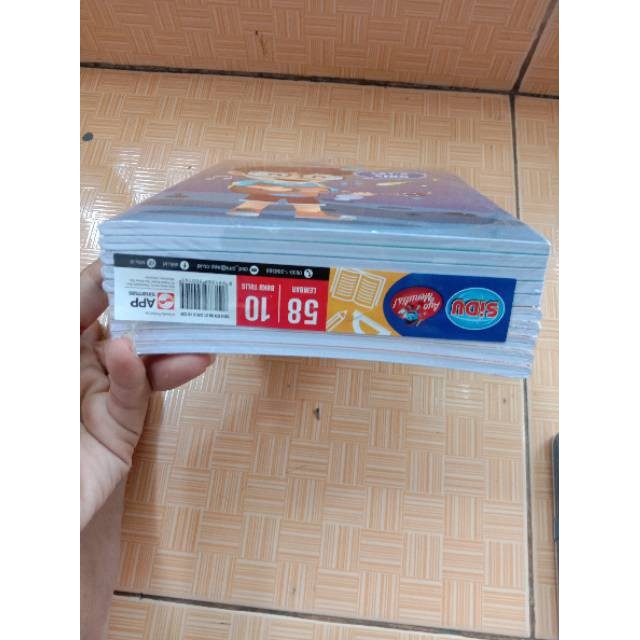

JAMIN MURAH !!!Buku tulis sidu isi 58 lembar ( 1pak isi 10 buku )(BISA LANGSUNG ORDER)