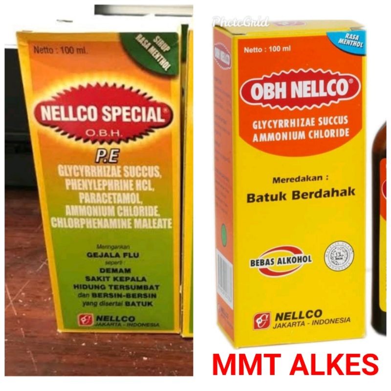 Nellco special pe 100ml Obh nellco pe  - OBH Nelco Batuk Berdahak 100ml