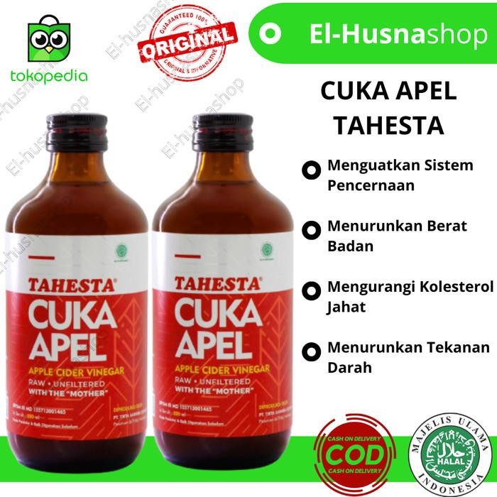 

Cuka Apel With Mother Original Tahesta Nutri Great Moornie Kita Original Apple Cider Vinegar - TAHESTA