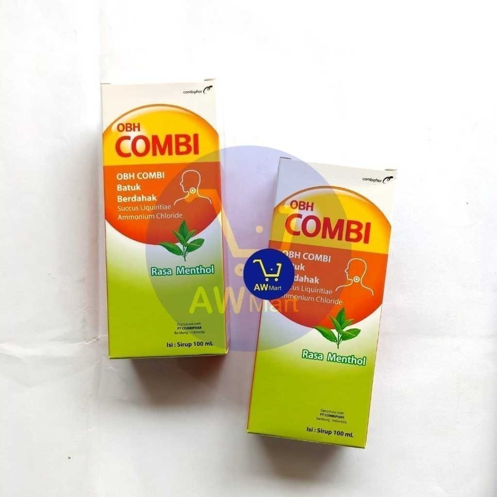 OBH COMBI BATUK 100ML RASA MENTHOL - OBH COMBI OBAT BATUK BERDAHAK 100ML