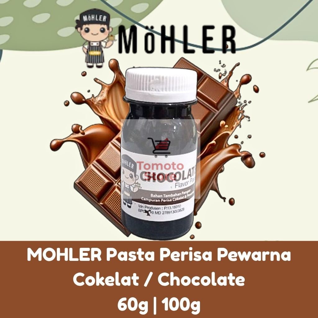 

✨ TOMOTOSTORE ✨ MOHLER Pasta Perisa Pewarna Cokelat / Chocolate