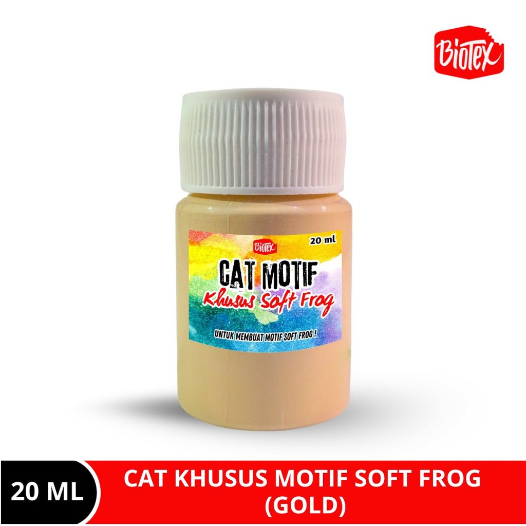 Biotex Cat Khusus Motif 20 Ml Gold