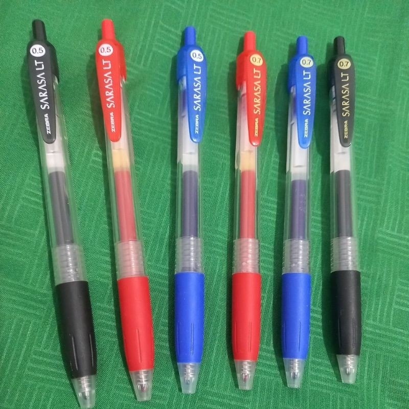 

ZEBRA SARASA LT (JJZ44) Gel Pen Pulpen 0.5mm/0.7mm Original. (Sesuai Gambar)