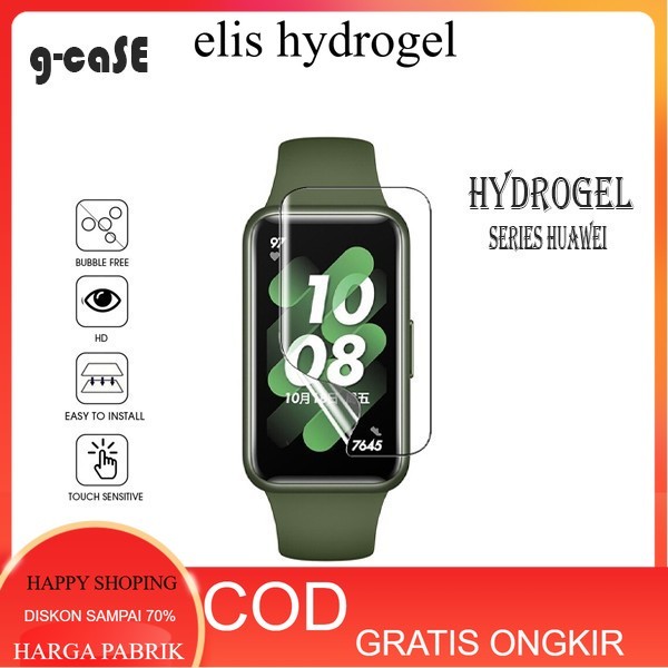 G-case Hydrogel Anti Gores Jelly Jam Tangan Huawei Honor Smart Watch Band 5 6 7 8 9 10 FIT Se GT 2 2