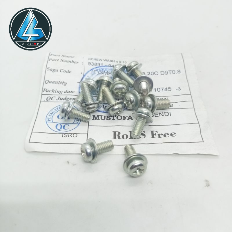 Lulustore Bolt M4X12 Original Baut 7 M4 1 Cm Baut KarbuLator Dobele Ring Baut Ori original murah