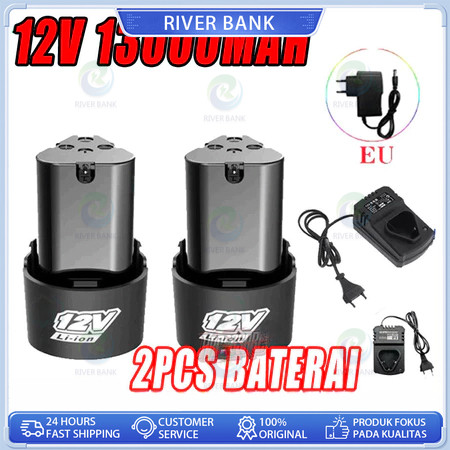 2PCS Baterai Lithium 12V Alat Listrik Baterai Aksesori Bor Tangan Baterai Untuk Xenon Ryu JLD 1300MA