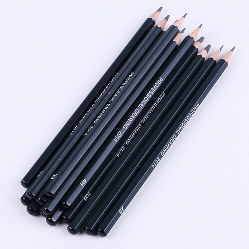 

14Pcs/pack Drawing Pen Ultra Fine Line Marker Ink Black Sketch Pen 6H 4H 2H HB B 2B 3B 4 B 5B 6B 7B 8B 10B 12B Art Marker Pencil