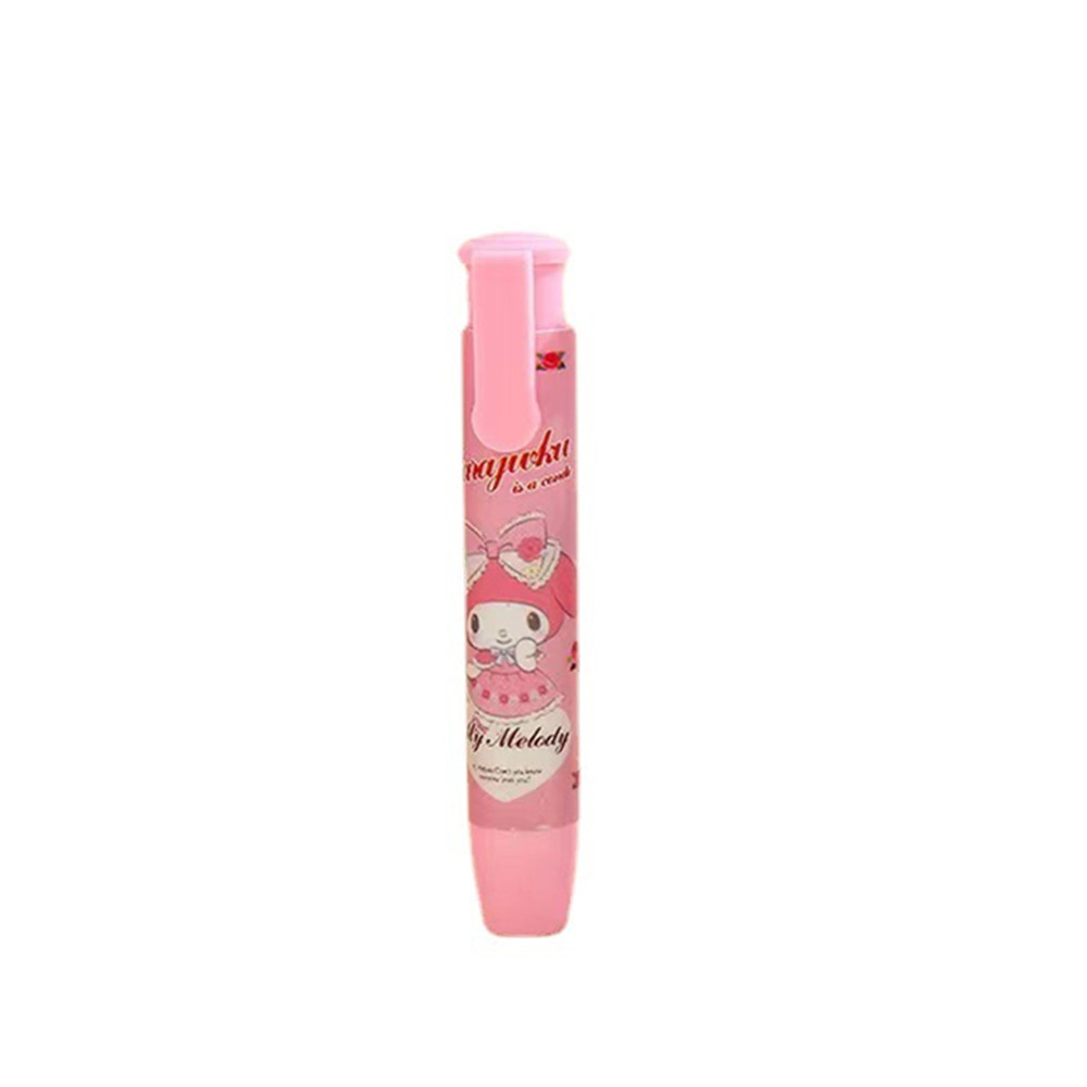 

Creative Sanrio Hello Kitty Press Eraser Anime Kuromi Melody Cinnamoroll Cartoon Kawaii Stationery Gift Office School Supplies