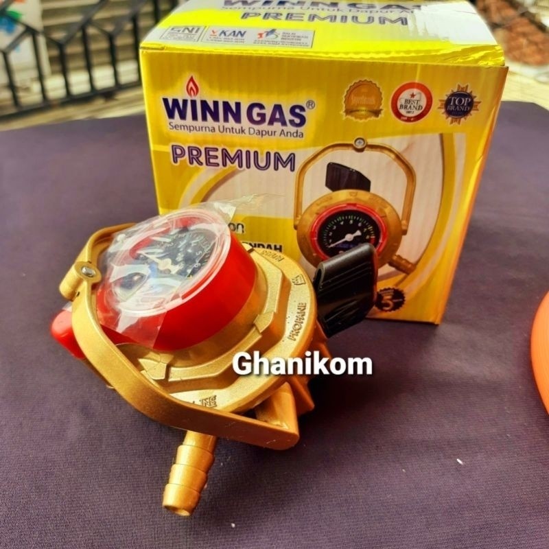 Regulator Winn gas W 800 Eksklusif -Regulator Winn gas W 800 premium Regulator Gas Double lock Winn 