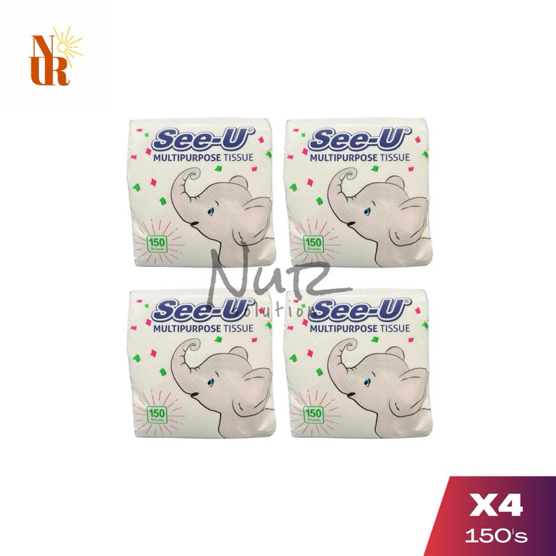 

[PAKET HEMAT] See U Pop Up 150 Sheet / Tisu See U