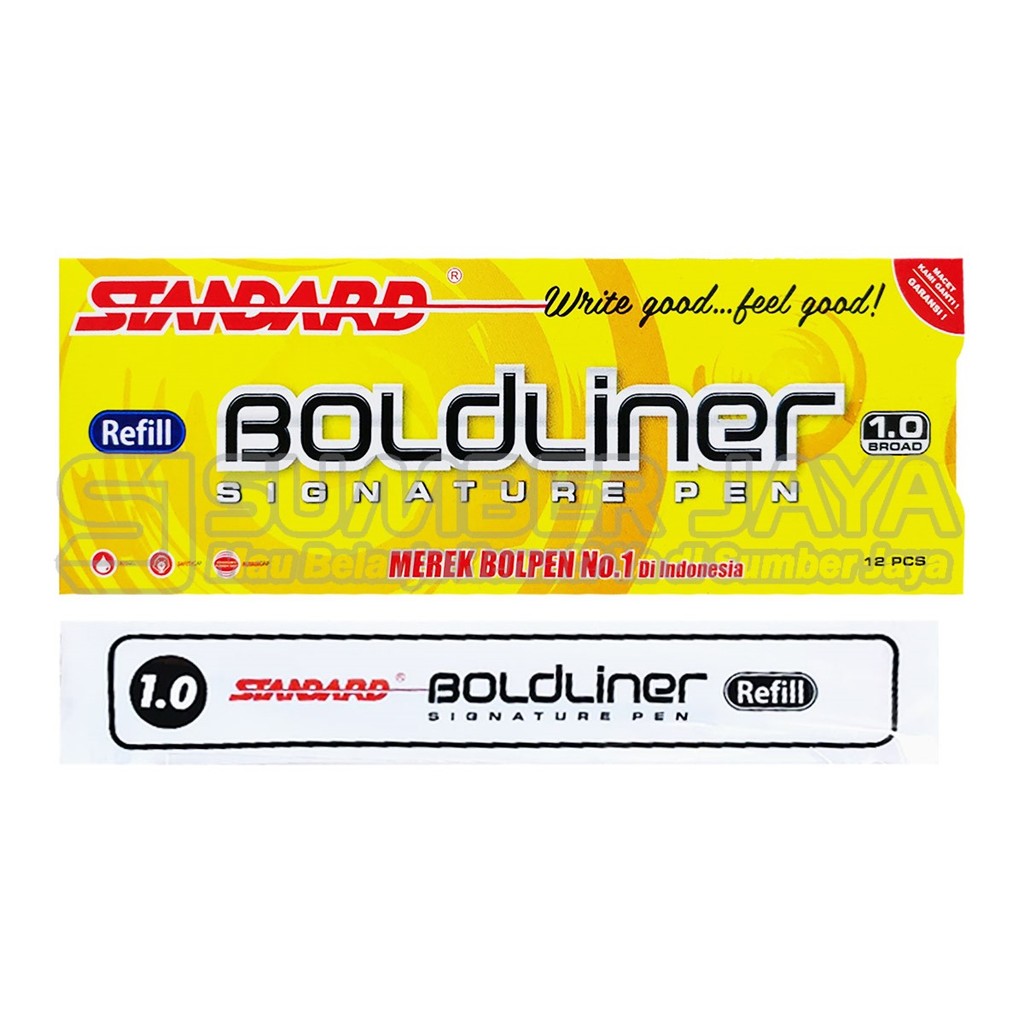 

Reffil Isi Pulpen Bolpoint Pen Signature Standard Boldliner PRO 1.0.mm 1 PCS