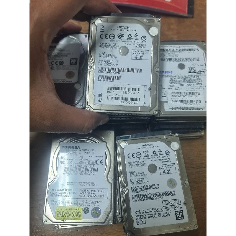Hardisk Laptop 640GB dan 750GB HDD 2.5inch sata