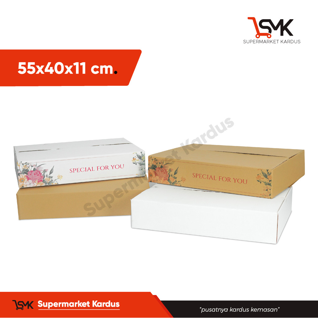 

Box 55X40X11 (Bucket Volume 4 kg) Kardus/Karton/Bucket/box bucket/hampers/box normal/Normal/tinggi11