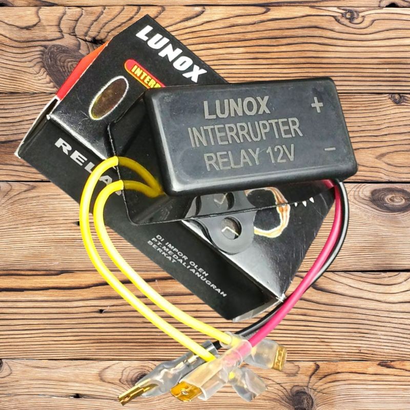 MODUL RELAY KLAKSON STANDAR PUTUS PUTUS EHO KLAKSON BEBEK/RXK 12VOLT ORIGINAL MEREK LUNOX