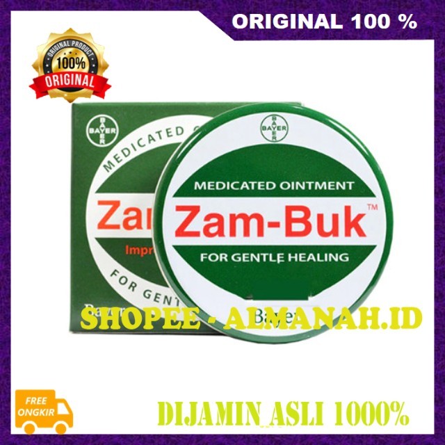 [BISA COD] Zambuk Original Medicated Ointment 25 Gr Obat Luka Memar Terkilir Salep Gigitan Serangga 