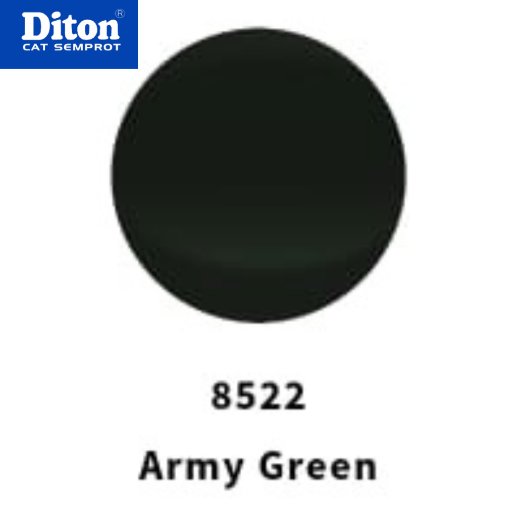 DITON STANDART - 300CC - DS-8522 - ARMY GREEN / Cat Semprot / Pilok / Pylok / Pylox / Pylox Besar / 