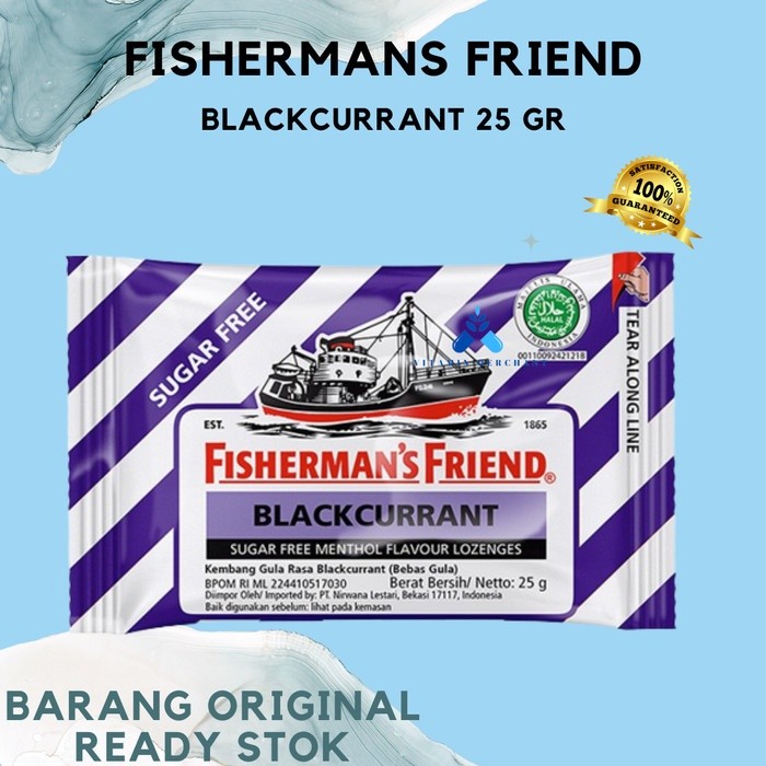

FISHERMANS FRIEND SUGAR FREE BLACKCURRANT 25 GR - PERMEN