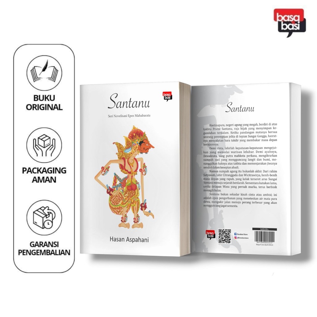 Basabasi - Buku Santanu; Seri Novelisasi Epos Mahabarata (Cerpen) - Hasan Aspahani - Basabasi
