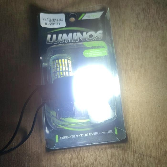 Led mundur mobil super bright t20 putih kawat 2 - Putih, T20