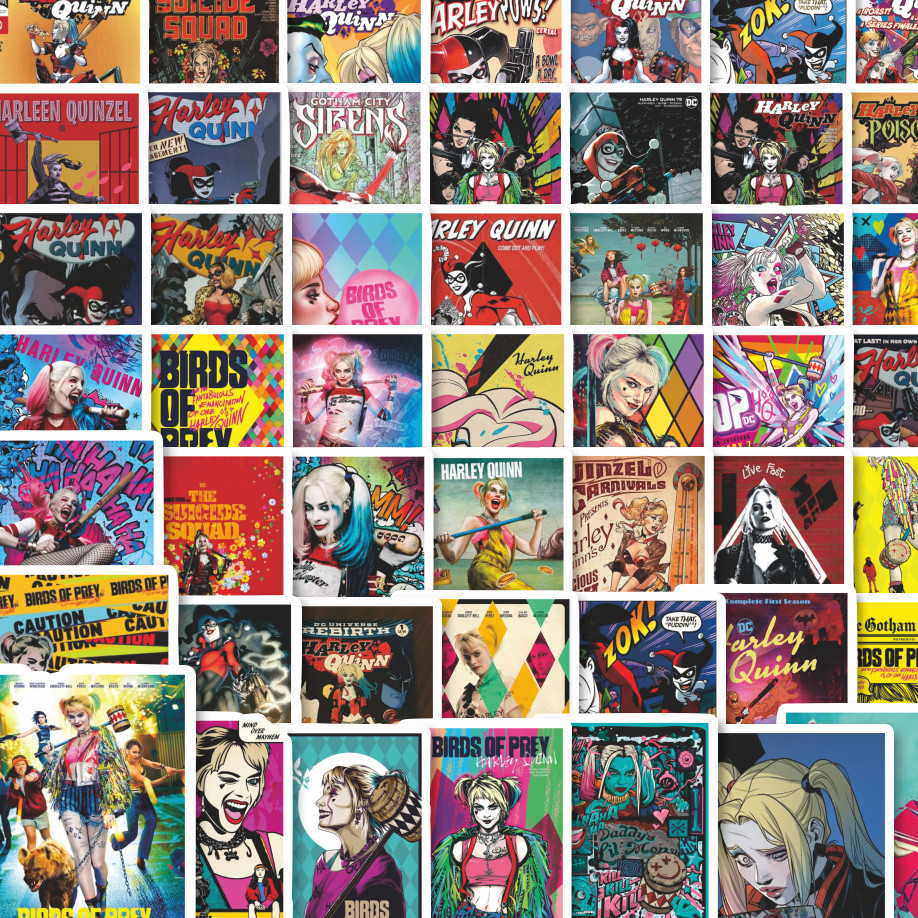 

Stiker Cutting Pack Stiker Poster Cover Comic Prey Harley Quinn Vinta Isi 100Pcs Series Aesthetic Lucu Keren Untuk Koper Bahan Vynil