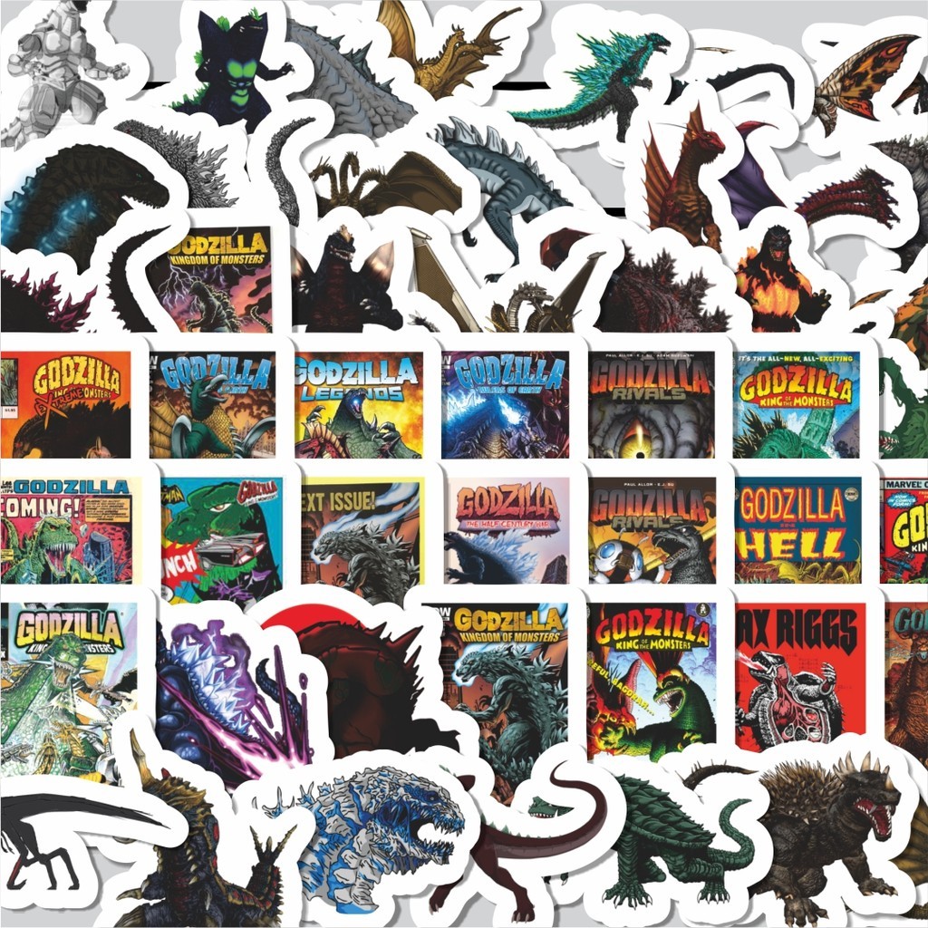 

Stiker Cutting Pack Stiker Cover Komic Godzilla Isi 100Pcs Series Aesthetic Lucu Keren Untuk Koper Bahan Vynil