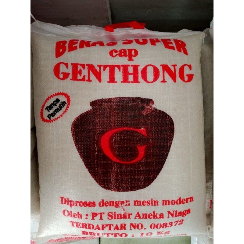 

Beras Genthong 10 Kg