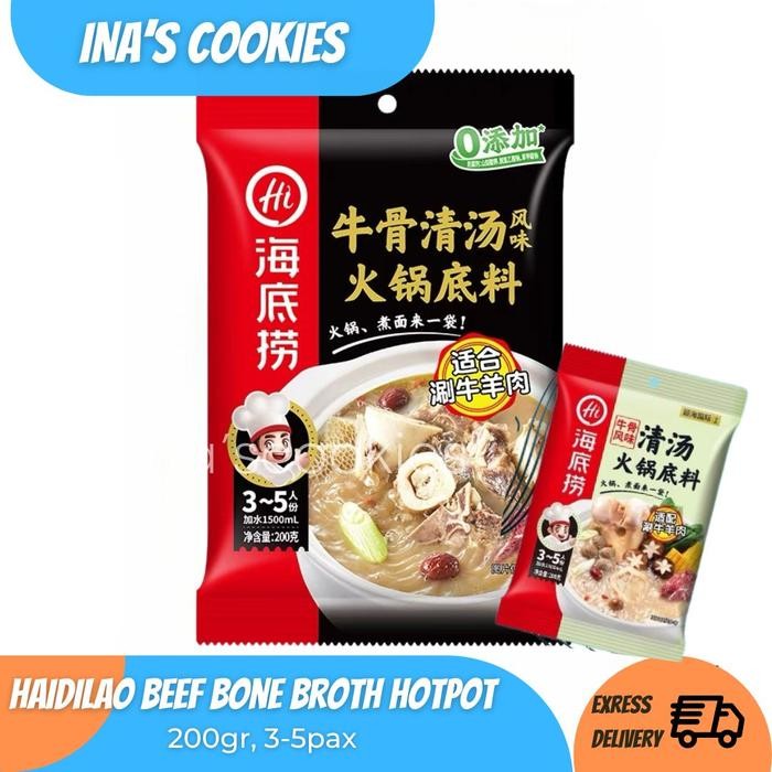 

Terlaris~[Bongkar Gudang] Haidilao Beef Bone Broth Hotpot Shabu Soup Kaldu Tulang Sapi