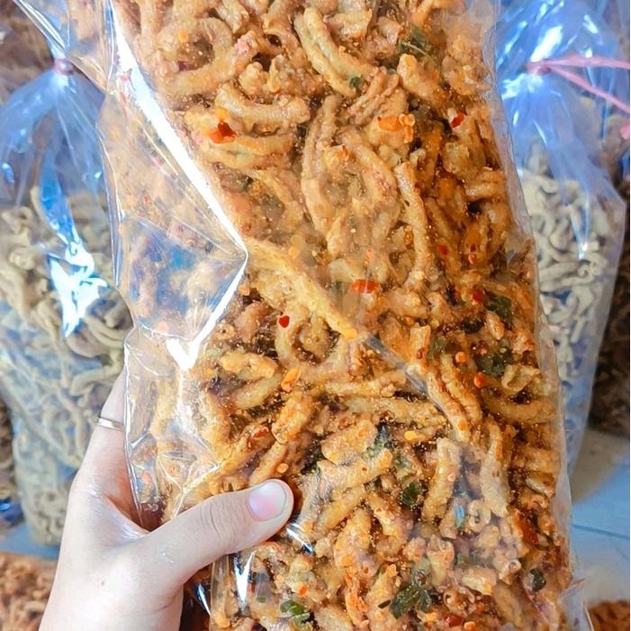 

Usus Crispy 1KG / 1KG keripik Usus Ayam Bumbu Pedas cikruh Daun Jeruk Snack Food Kripik - Pedas Daun Jeruk, 500gr PROMO !