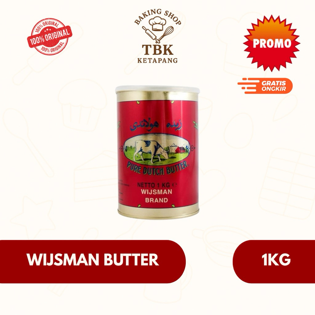 

New Wijsman Butter / Mentega Wisman Butter 1KGPremium