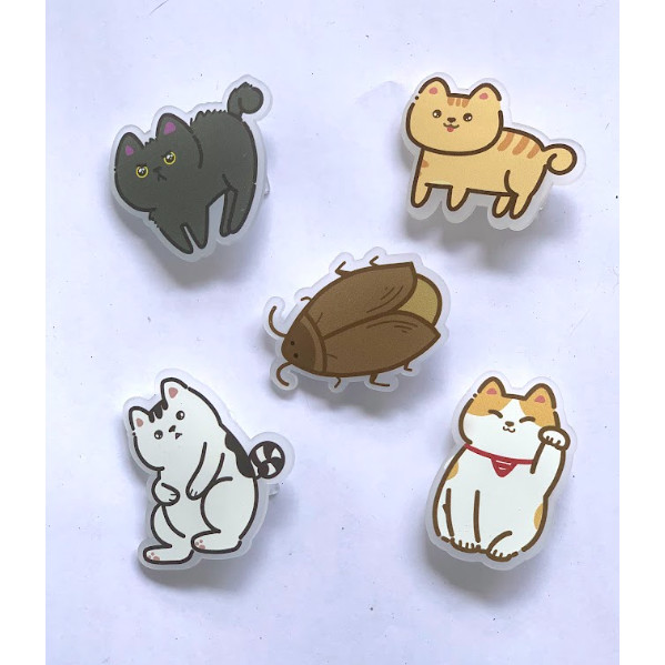 

Akrilik Collection Klip Pawsitivity Kitty Klipp