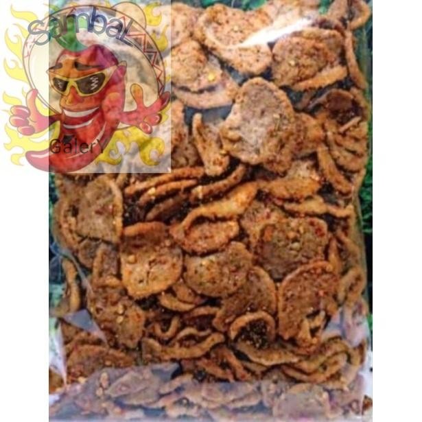 

SambaL Galery Krupuk Jengkol Pedas Daun Jeruk 1kg Renyah