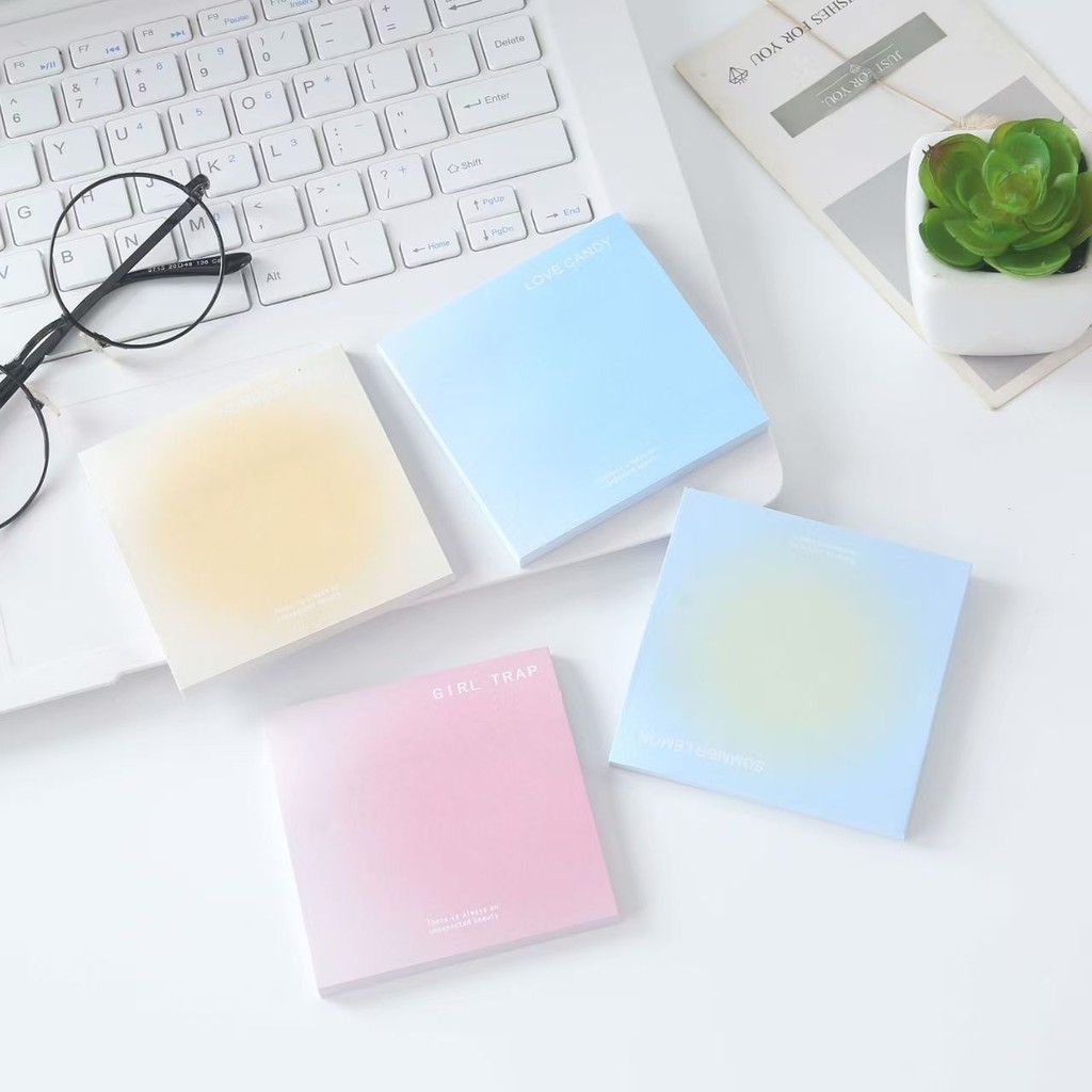 

Sticky Notes 50 Lembar - Desain Lucu Warna Pastel Pink Untuk Sekolah/Kantor Alat Tulis