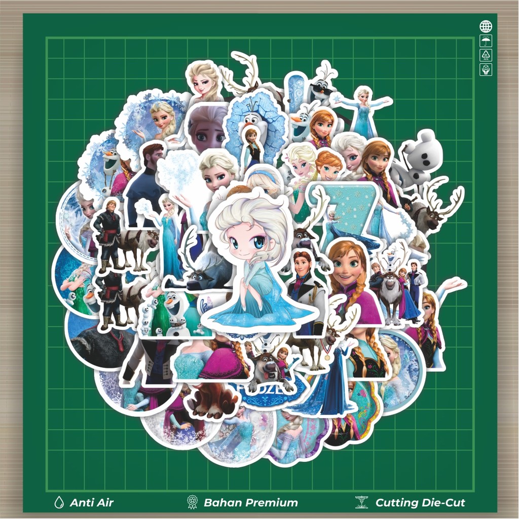 

HOT 50 PCS STIKER Stiker Kartun Disney Frozen Stiker Fashion Cars Decal Dingin Kartu Album Custom Vinyl Anti Air- Sticker Aesthetic Buku Journal Koper Casing HP Tablet Laptop Helm Motor Botol Minum