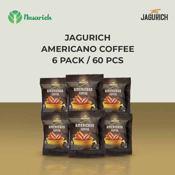 

Jagurich Americano Coffee 6 Pack (60pcs) - Kopi