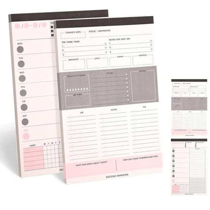 

Planner Agenda Daily Journal Weekly Planner Timetable Isi 60 Lembar - TIMETABLE