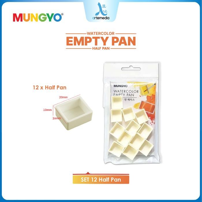 

Mungyo Empty Pan Watercolor Plastic Case - 12 HALF PAN