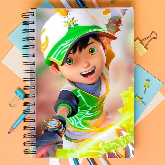 

Notebook A5/Jurnal A5/ BUKU CATATAN A5/NOTEPAD/ NOTEBOOK BOBOIBOY GALAXI Paper Stationery - BoBoiBoy 1, garis, A5