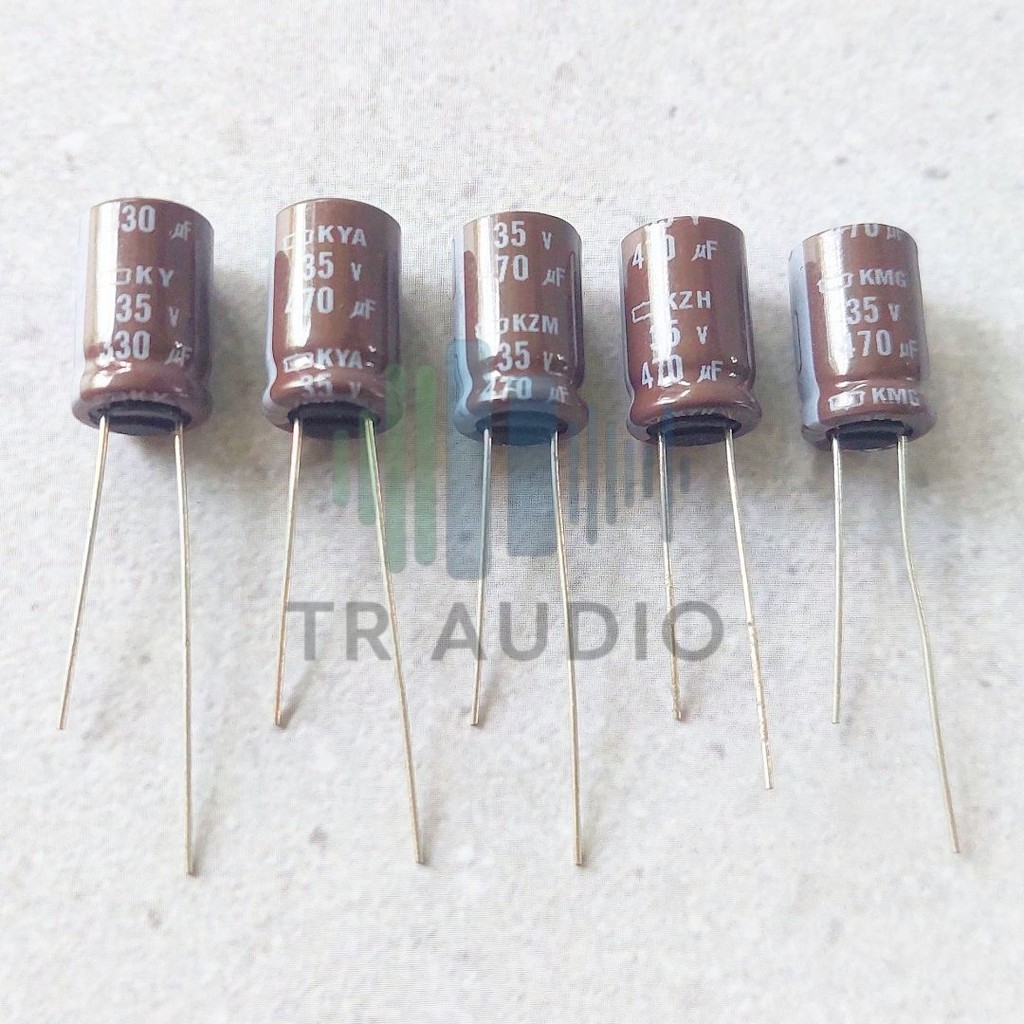 Elco 470uF 35V Low ESR - Untuk Projek Elektronik & Audio System