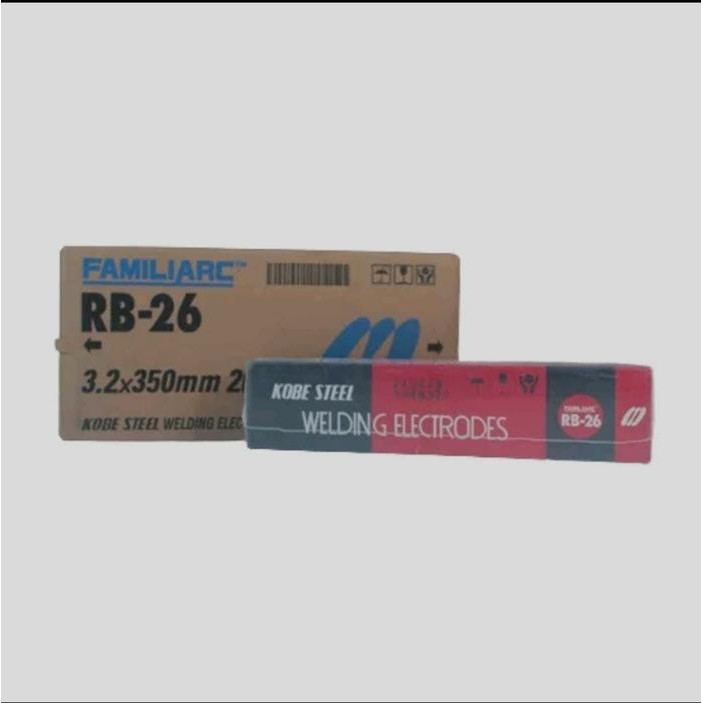 KAWAT LAS KOBE RB26 (KEMASAN 5 KG) - 3.2x350mm (5kg)