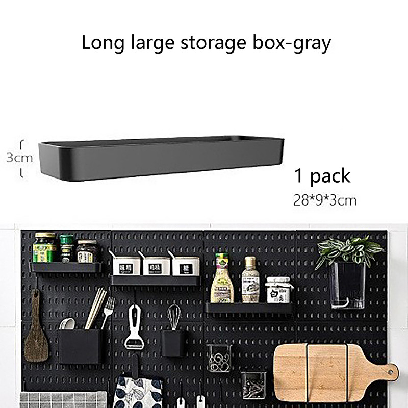 

Home Pegboard Wall Hole Board Panels Decor Organizer Holder Mounting Display DIY Tool Storage Rack Bathroom Kitchen Hang Board